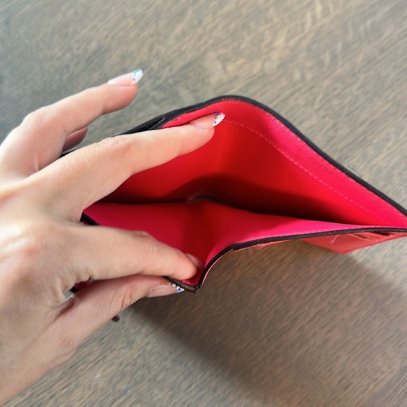 Dior two tone foldable wallet - authentic - Picture 3 of 6